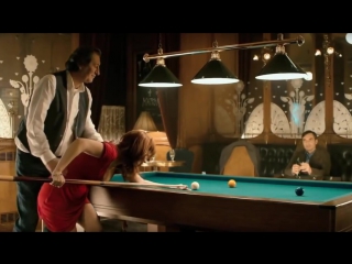 redhead beauty plays billiards [sexy country 18 ]